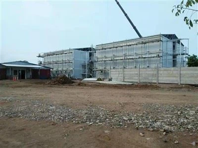 פרויקט מעונות מכולות CBC Flatpack עבור PT Merdeka Copper Gold Tbk